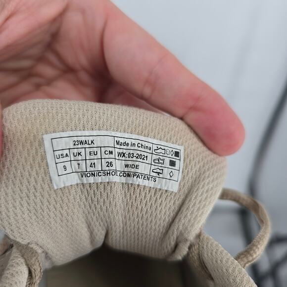 Vionic Women's Walker Classic Taupe Size 9 - Picture 9 of 11